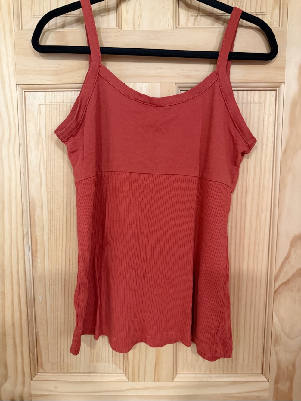 Cato Rust Red Ribbed Tank Top - Picture 2 of 2
